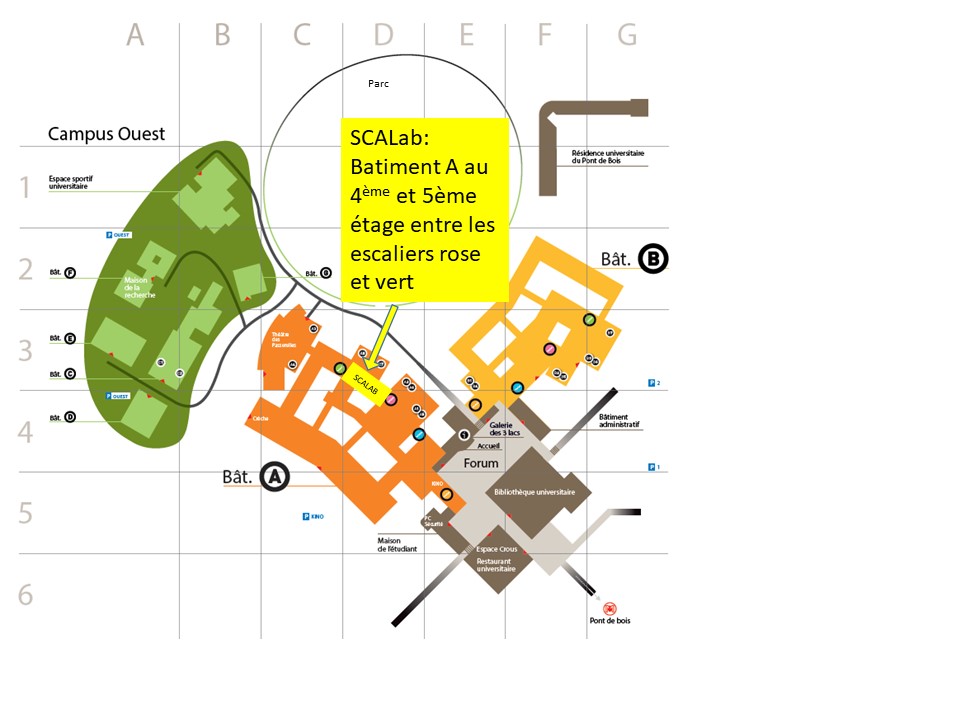 Accès & contact: scalab